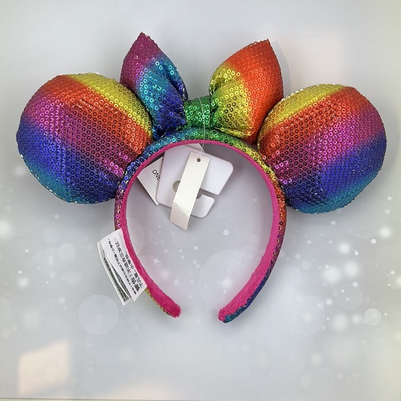 Disney Ears - Sequin Rainbow ears - Picture 2 of 3